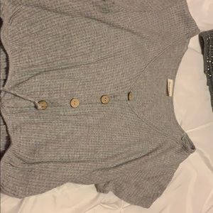 Cute button top!